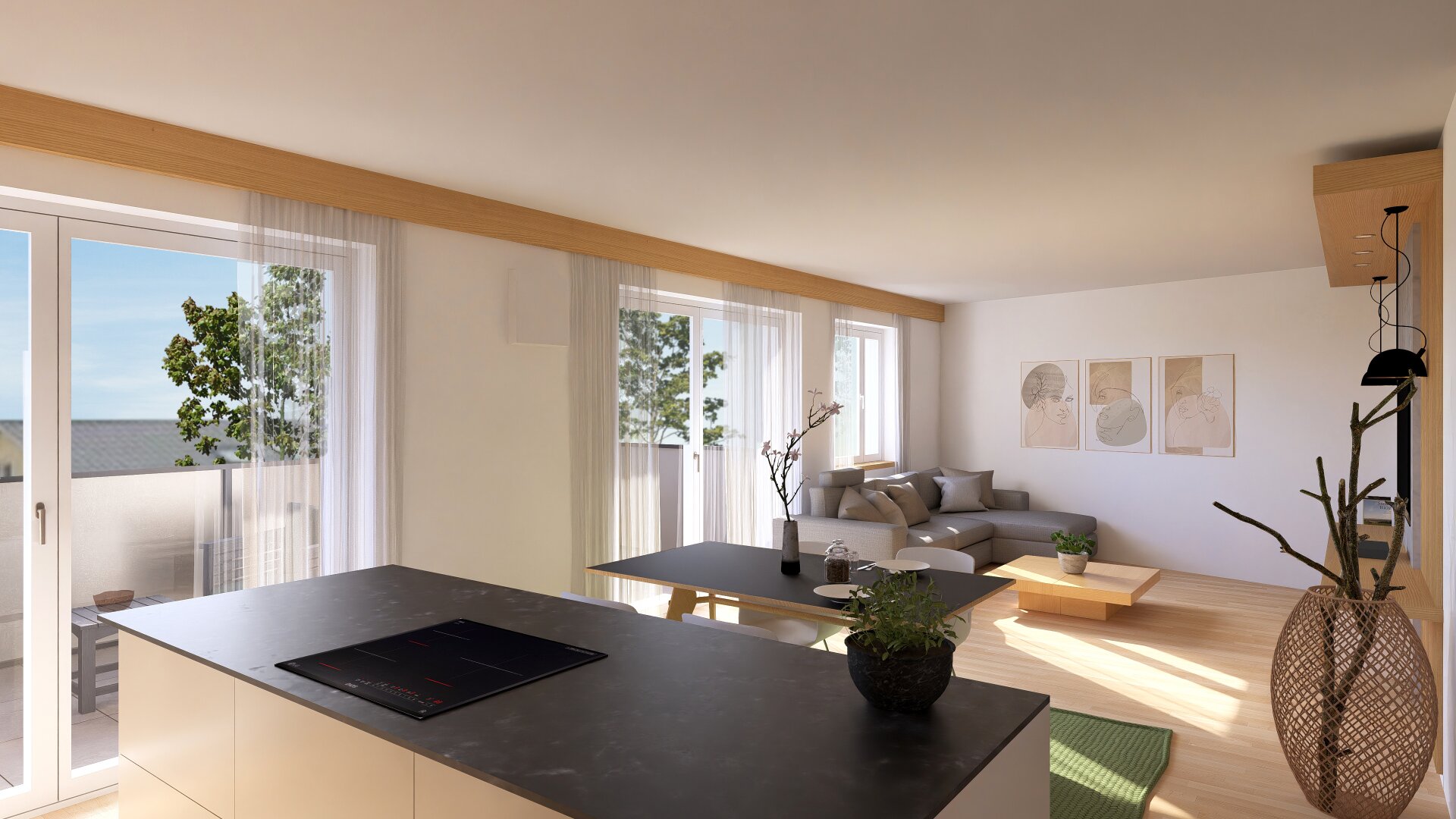 Visualisierung Wohnzimmer