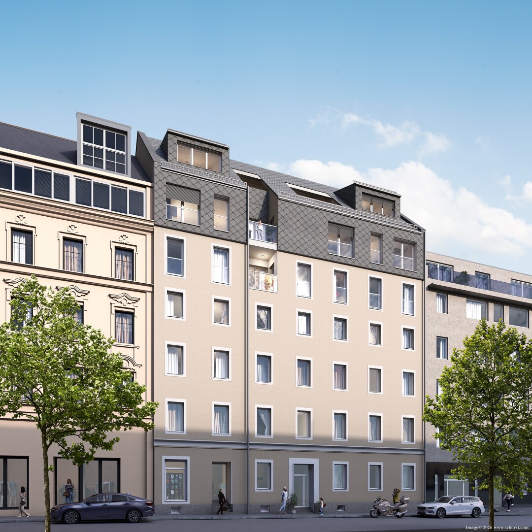 Wohnen mit Ausblick in der Innenstadt: 5-Zimmer Dachgeschoßausbau, Linz, Nähe Landstraße - provisionsfrei!