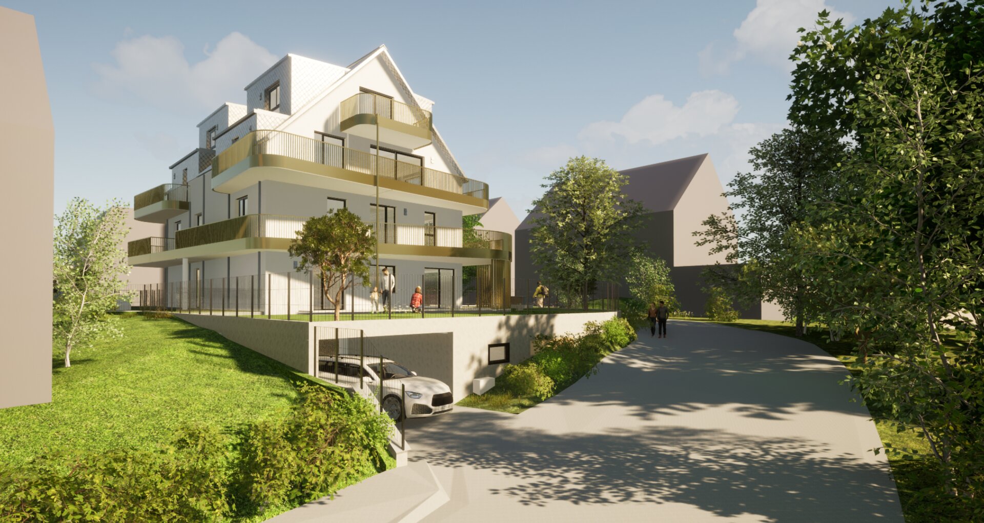 Exklusives Wohnen auf der Gugl: 5-Zimmer Gartenmaisonette NW - provisionsfrei!