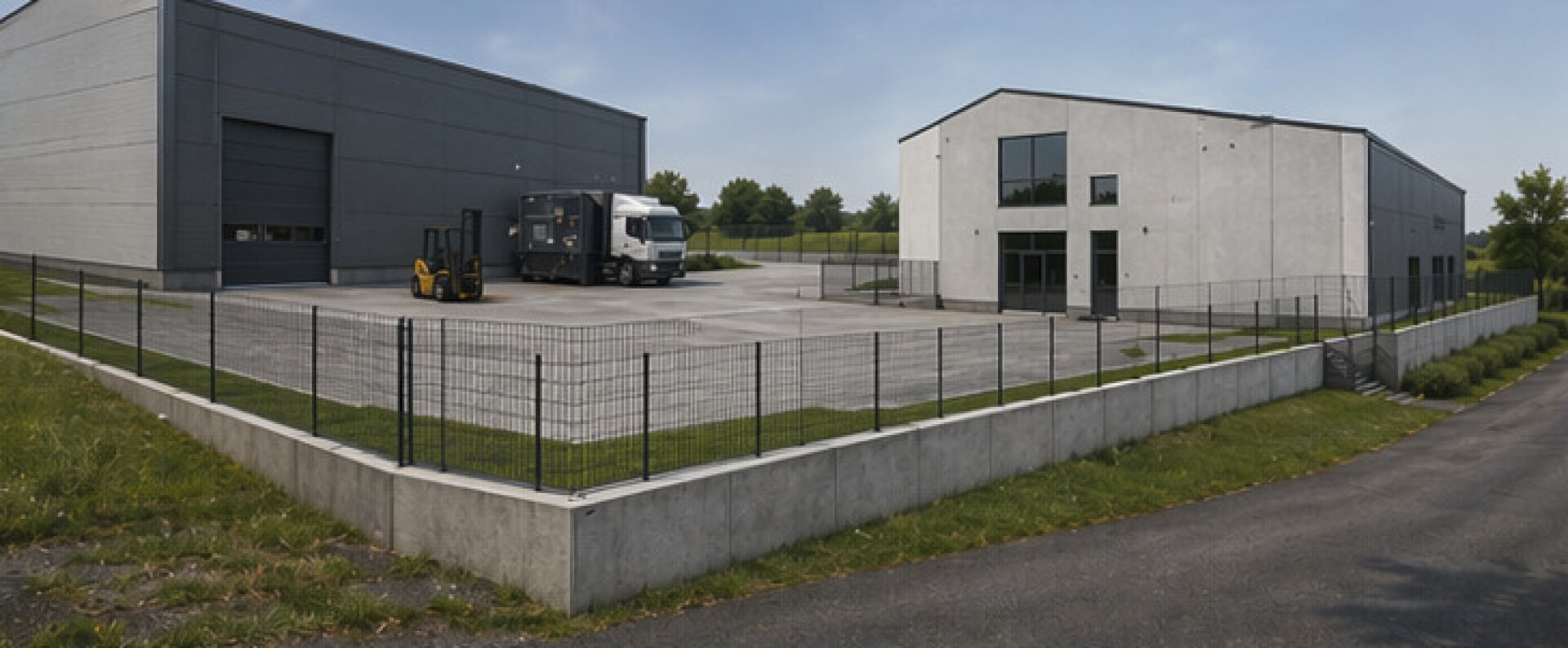 Moderne Gewerbehalle mit Bürofläche – Neubau in Toplage von Thalheim  ZU MIETEN