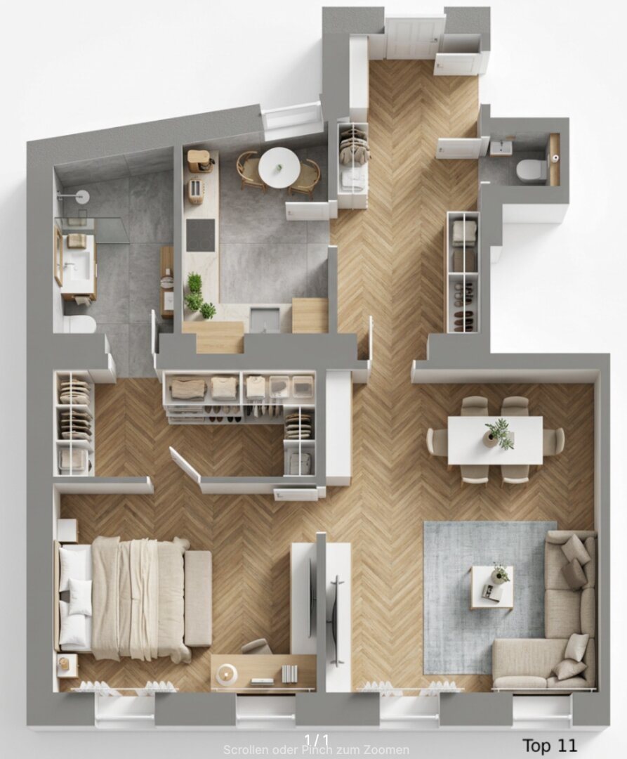 TOPLAGE/Erstbezug/Baubeginn  - Schöne 2 Zimmer Altbauwohnung (Top 11)