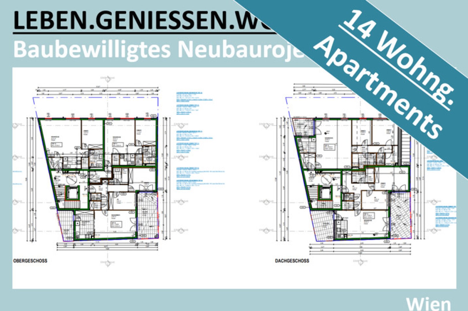 BAUBEWILLIGTES NEUBAUPROJEKT MIT 14 WOHNUNGEN