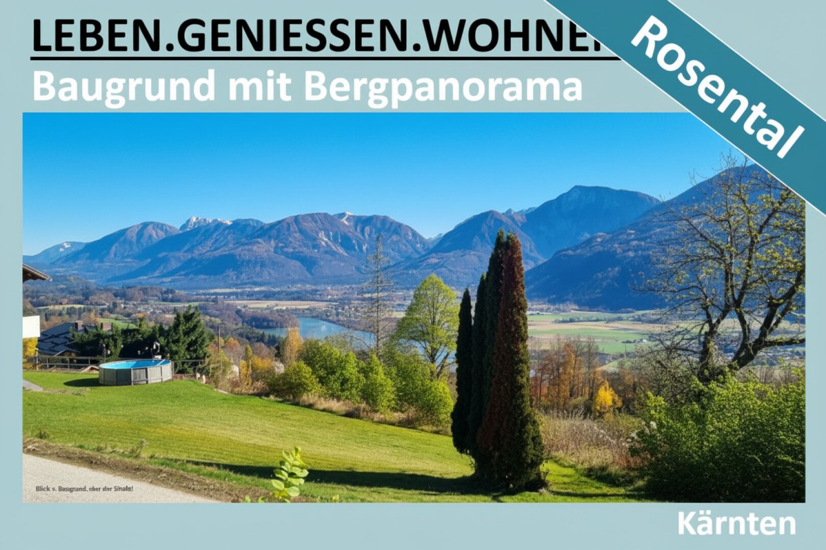 BAUGRUND MIT BERGPANORAMA