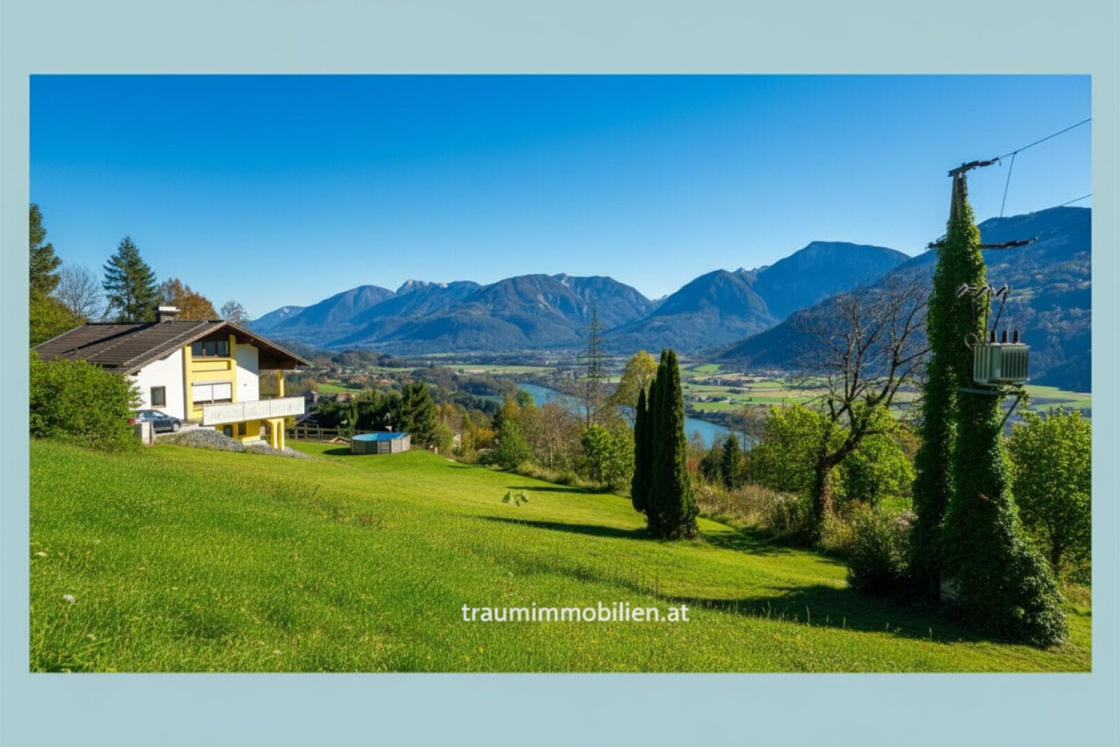 BAUGRUND MIT BERGPANORAMA