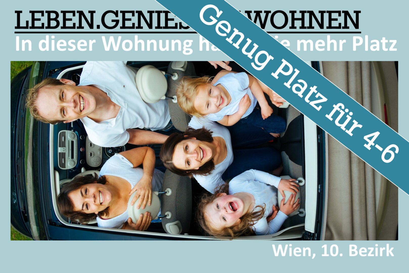 GENUG PLATZ FÜR 4-6 PERSONEN