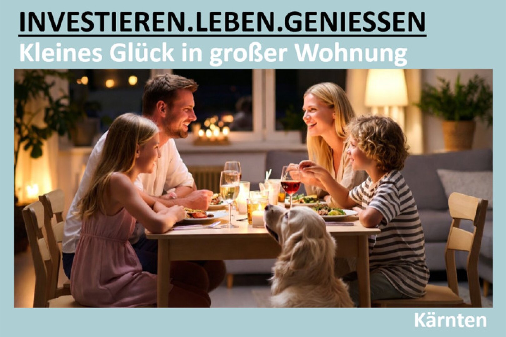 KLEINES GLÜCK IN GROßER WOHNUNG