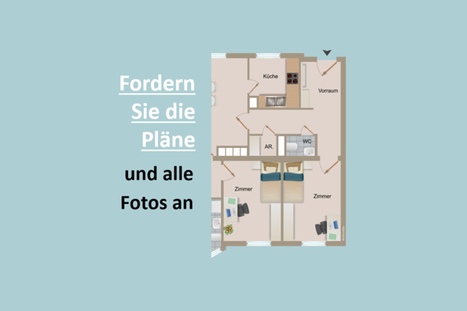 GRÜNE WOHNUNG IM STADTZENTRUM