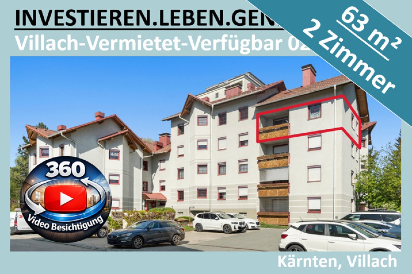 VERMIETE WOHNUNG (BIS 02.2029) MIT 3,11% NETTORENDITE