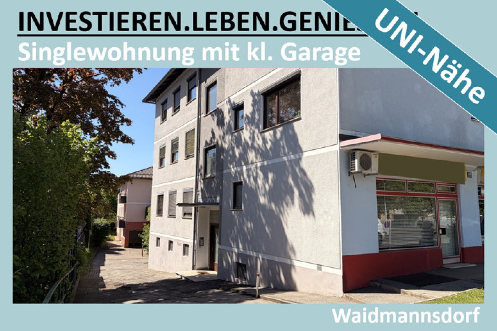 STUDENTENWOHNUNG IN WAIDMANNSDORF