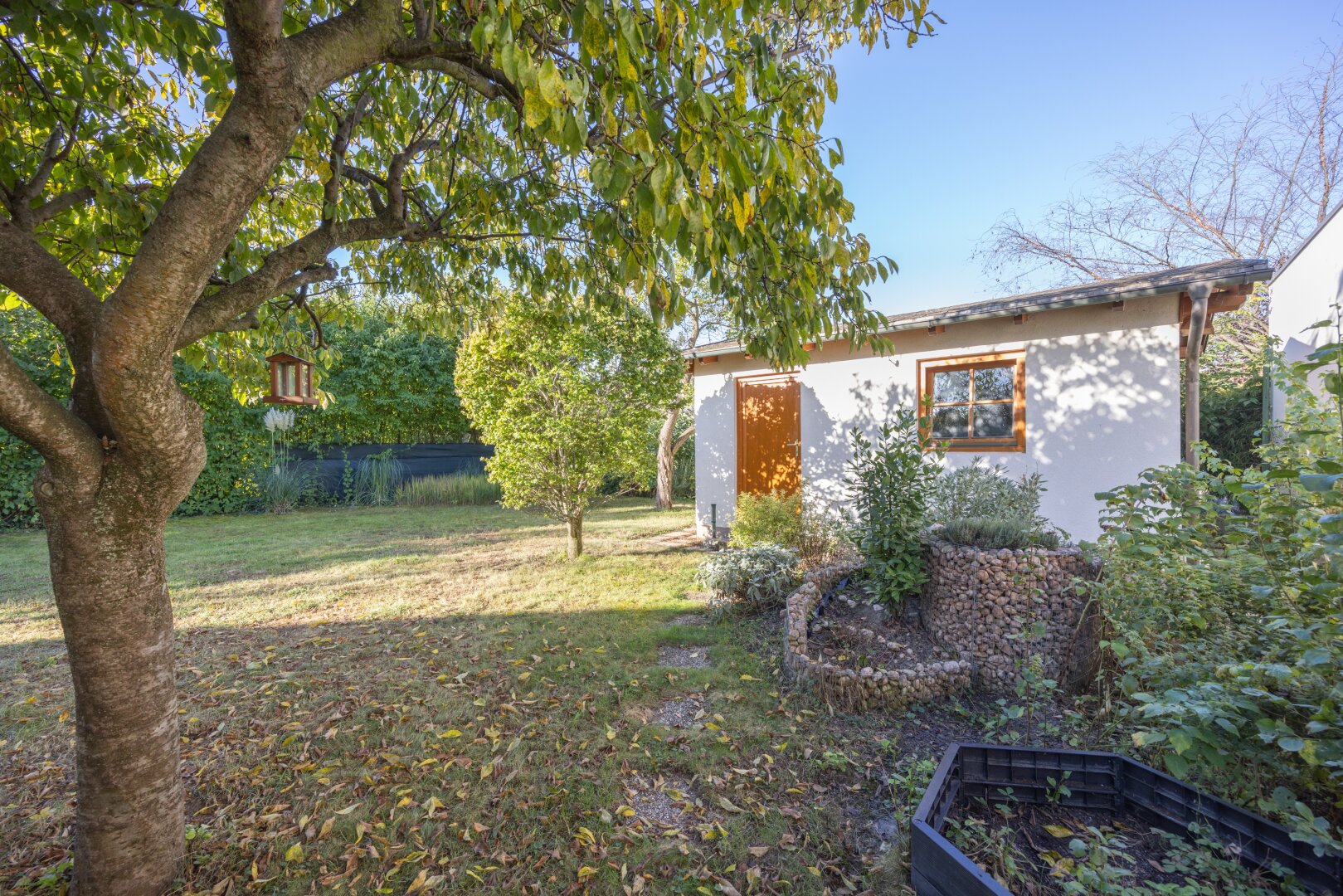 Modernisiertes Einfamilienhaus mit Luftwärmepumpe, Einlegerwohnung und Traumgarten in Essling