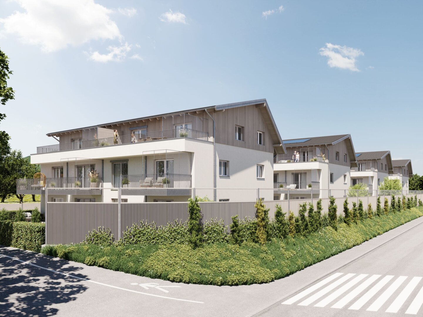 Neue 3-Zi. Wohnung mit großer 24m² Dachterrasse in Bergheim! Leistbares Baurechtseigentum!