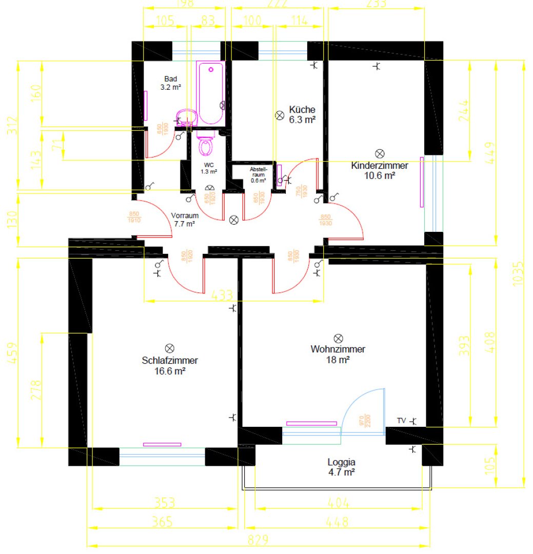 Wohnungsplan