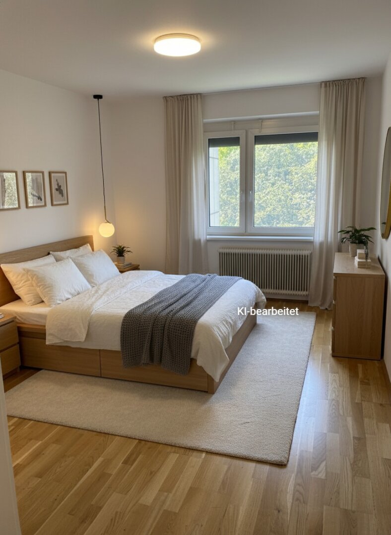 KI generiertes Schlafzimmer