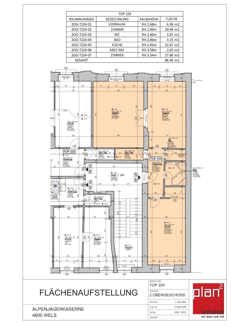 Wohnungsplan