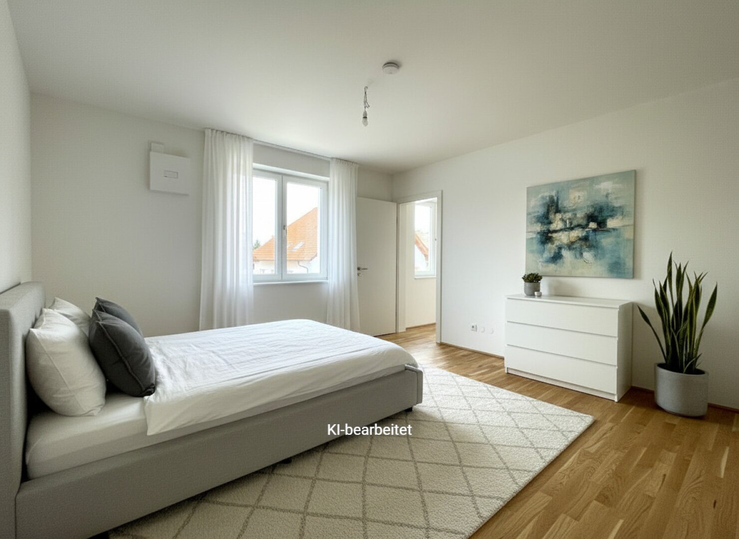 Möblierungsvorschlag Schlafzimmer KI generiert