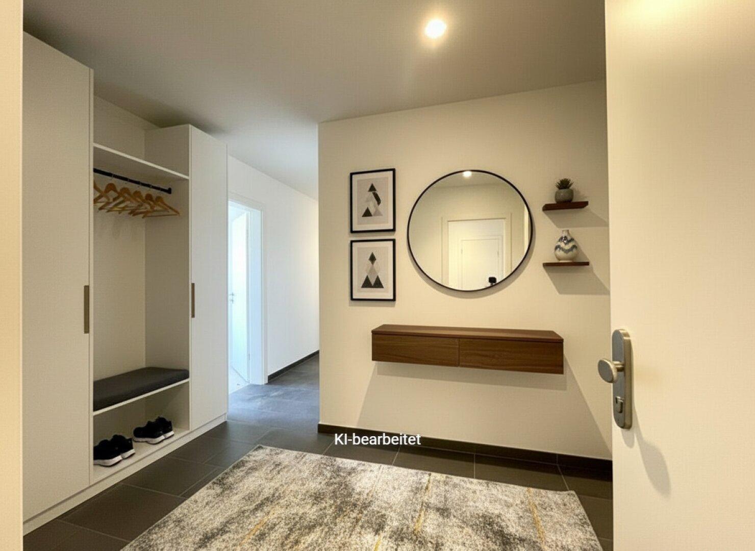 Möblierungsvorschlag Vorraum KI generiert