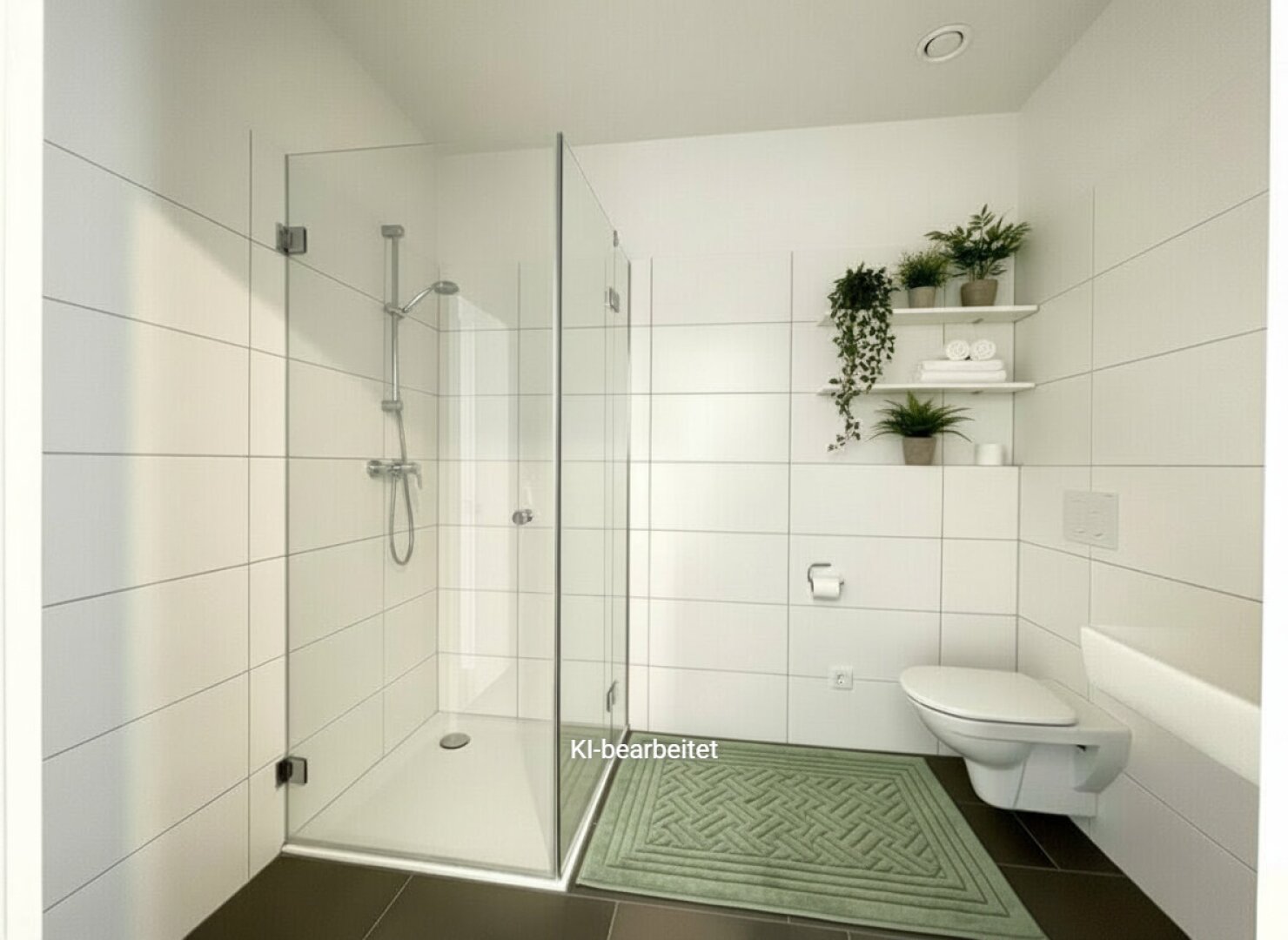 Möblierungsvorschlag Badezimmer KI generiert