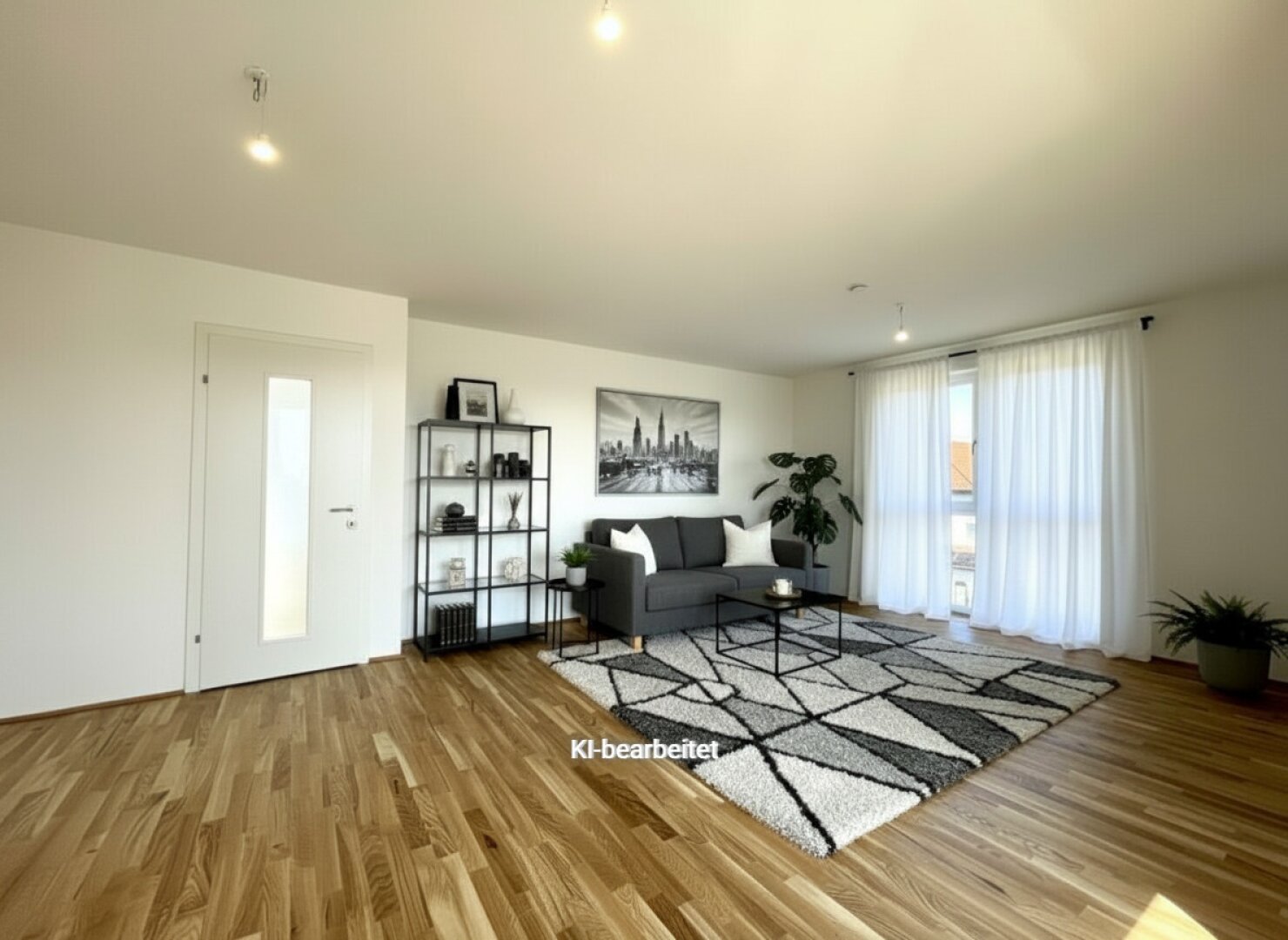 Möblierungsvorschlag Wohnzimmer KI generiert