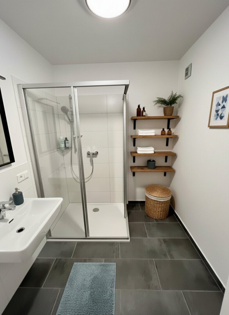 Badezimmer Deko/Einrichtungsbeispiel KI generiert