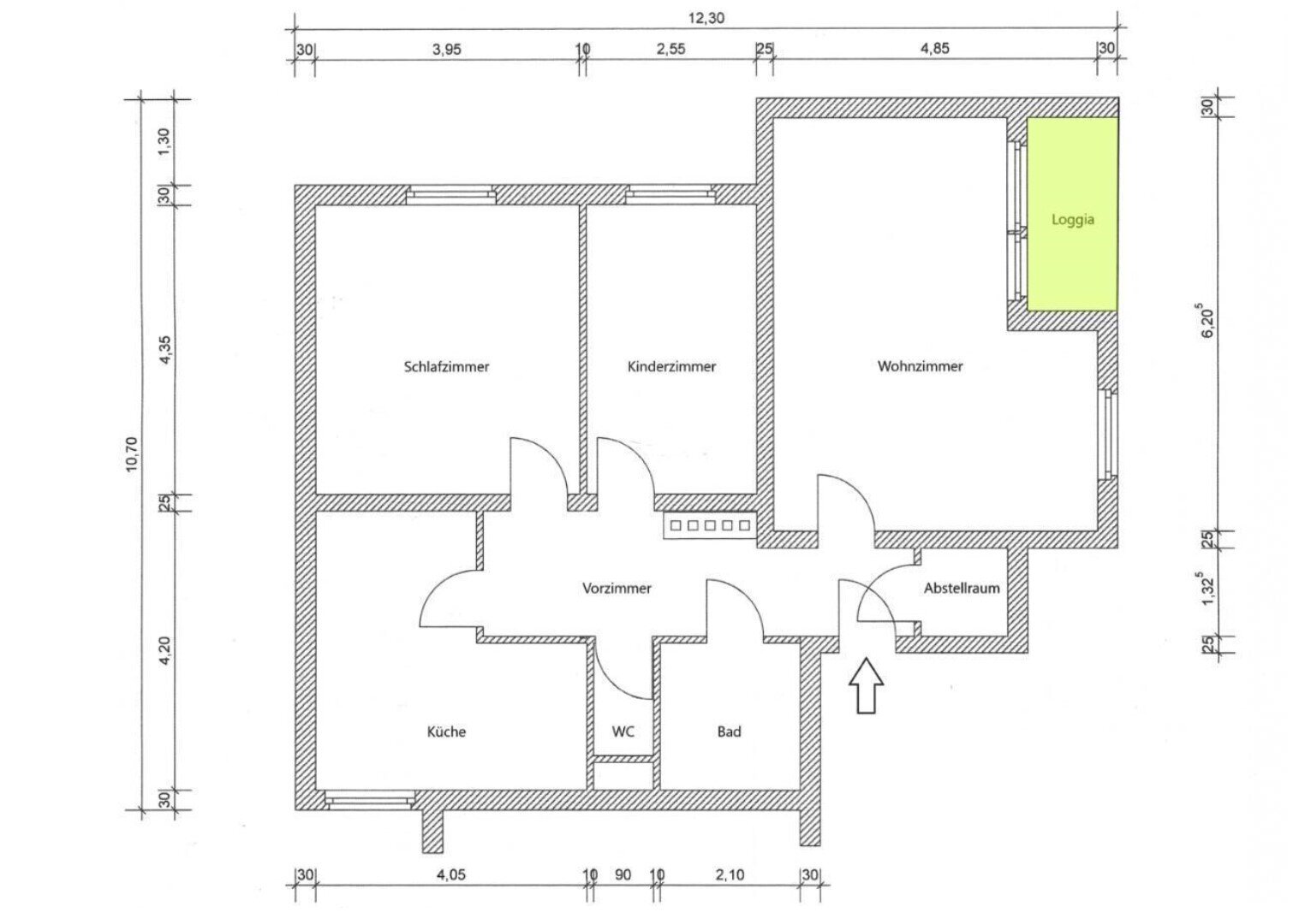 Grundrissplan