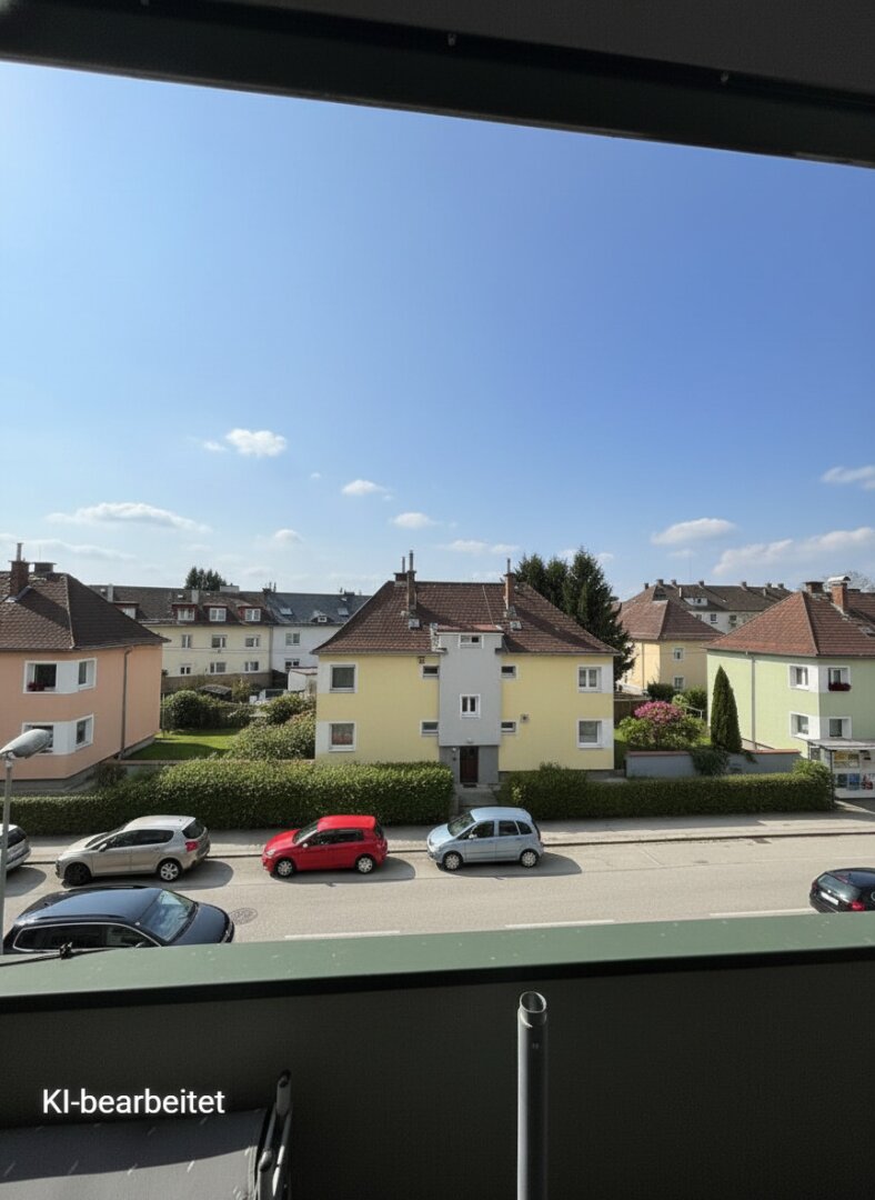 Aussicht vom Balkon