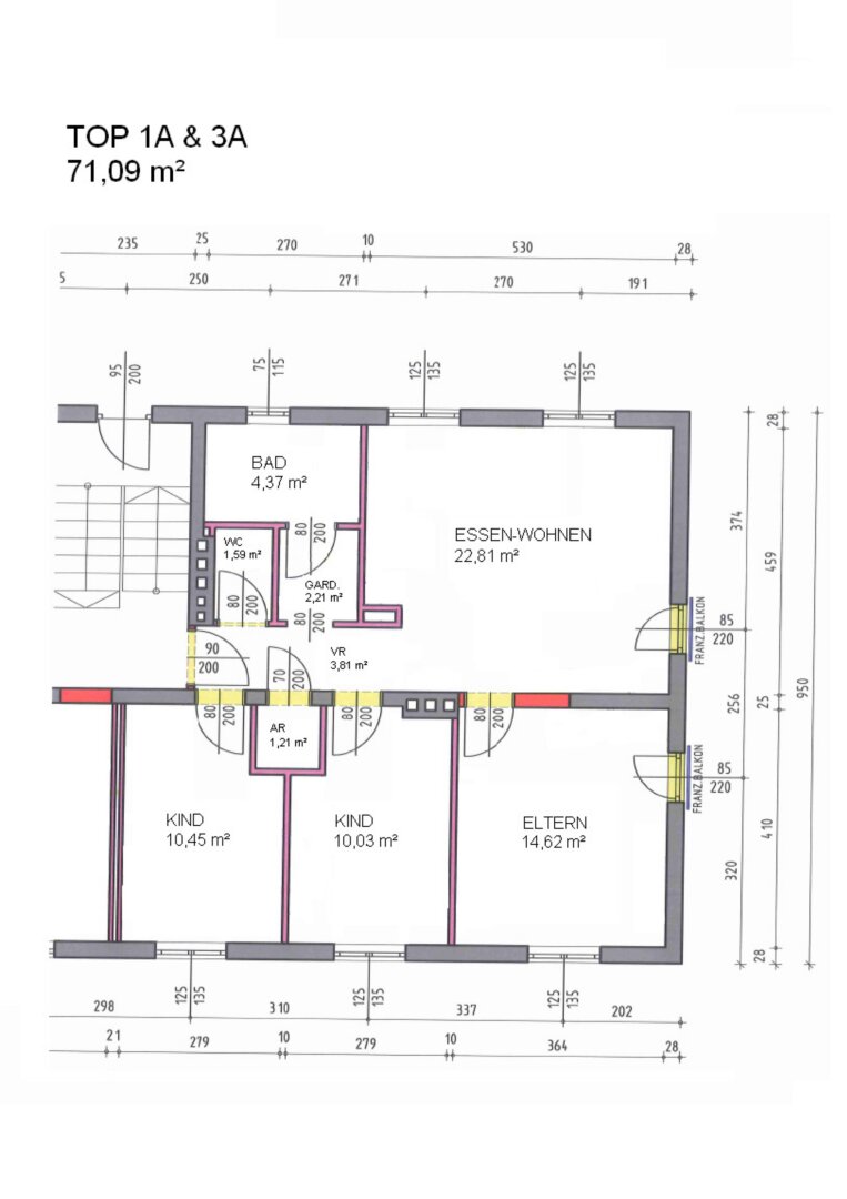 Wohnungsplan
