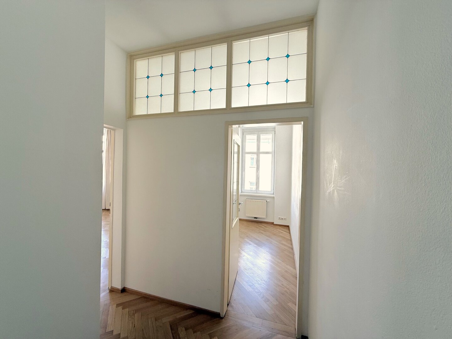 Flur mit Glasoberlichte