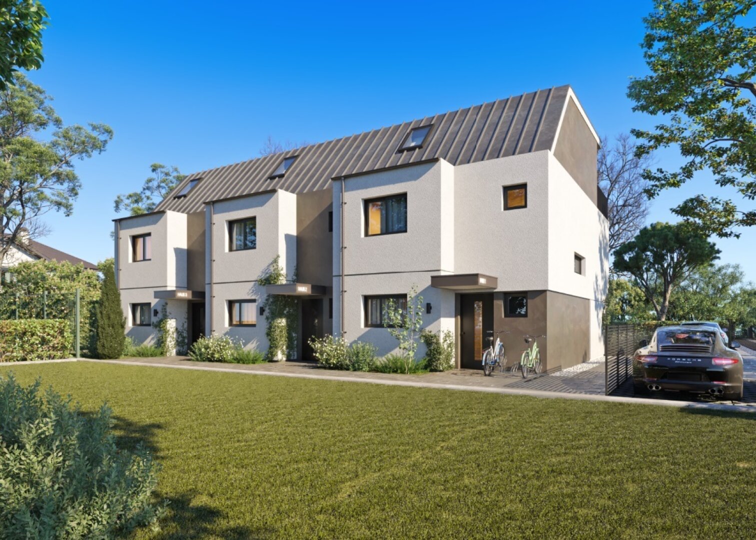 WOHNPROJEKT Trinity - 3 Exklusive Reihenhäuser in Grünruhelage - PROVISIONSFREI