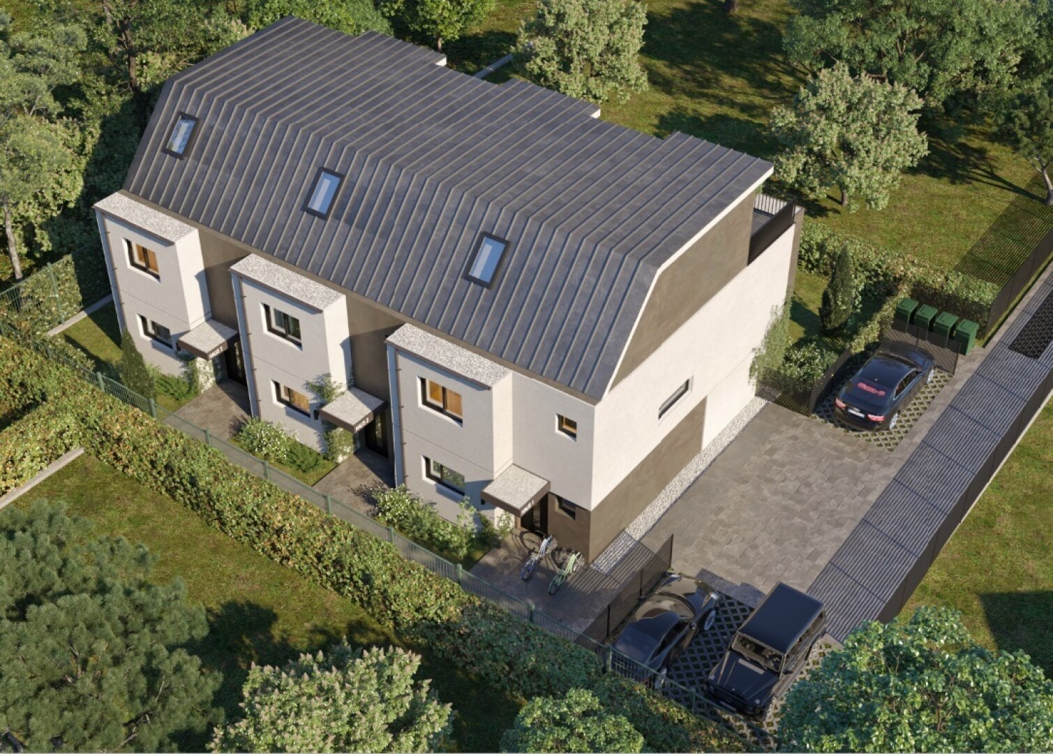 WOHNPROJEKT Trinity - 3 Exklusive Reihenhäuser in Grünruhelage - PROVISIONSFREI