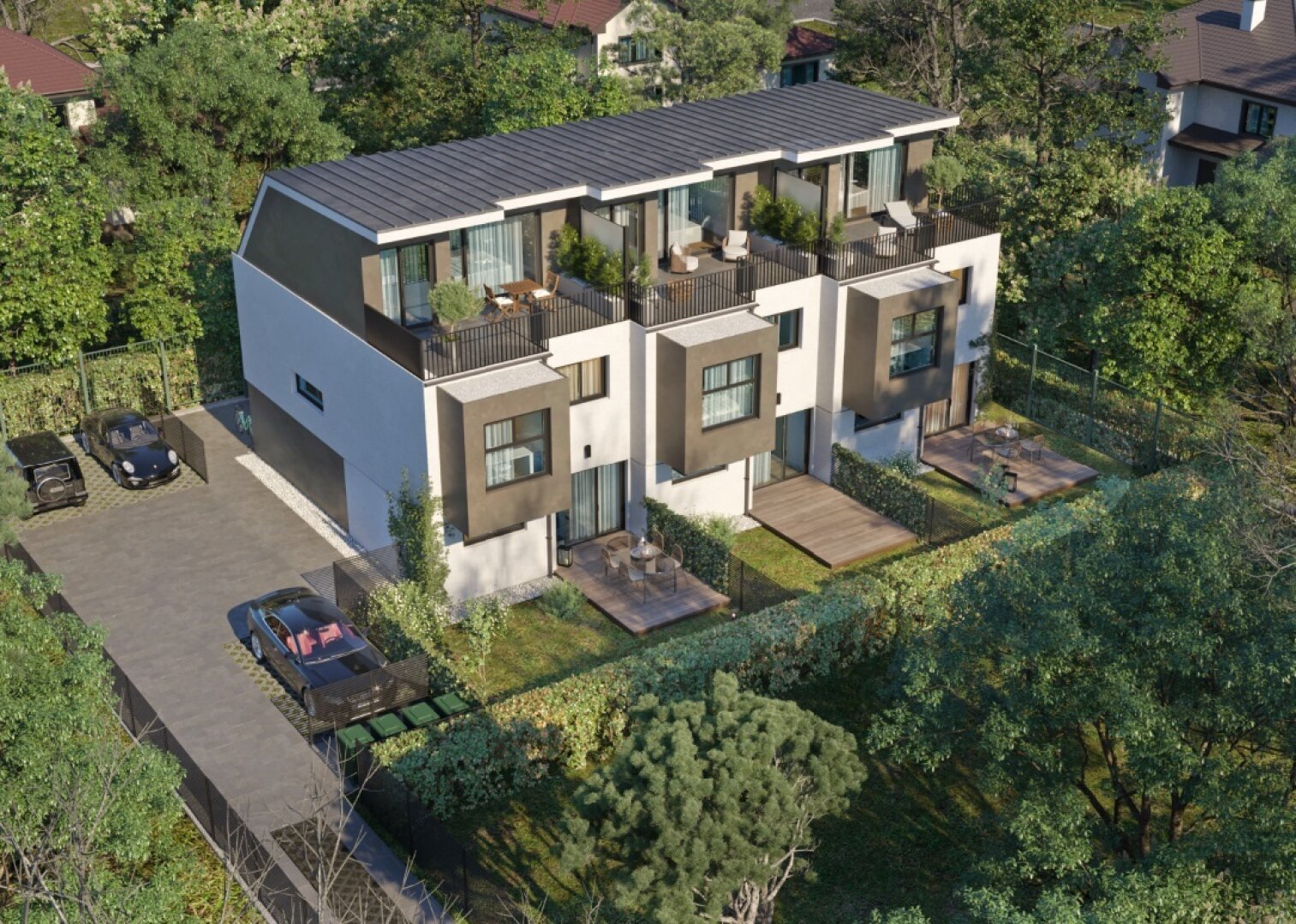 WOHNPROJEKT Trinity - 3 Exklusive Reihenhäuser in Grünruhelage - PROVISIONSFREI