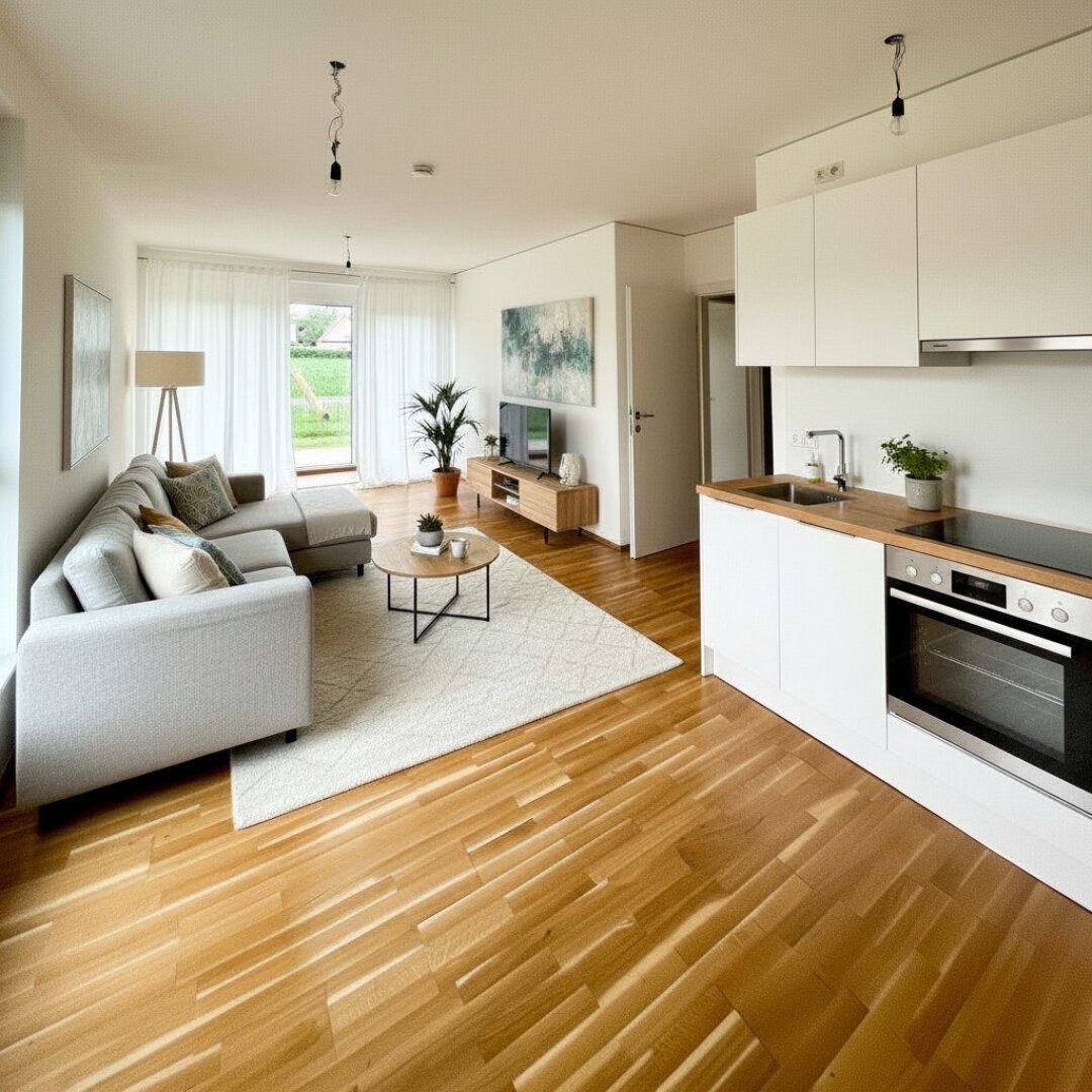 Anlegerwohnung! Moderne Gartenwohnung in Traismauer - Mietvertrag bis 28.02.2030