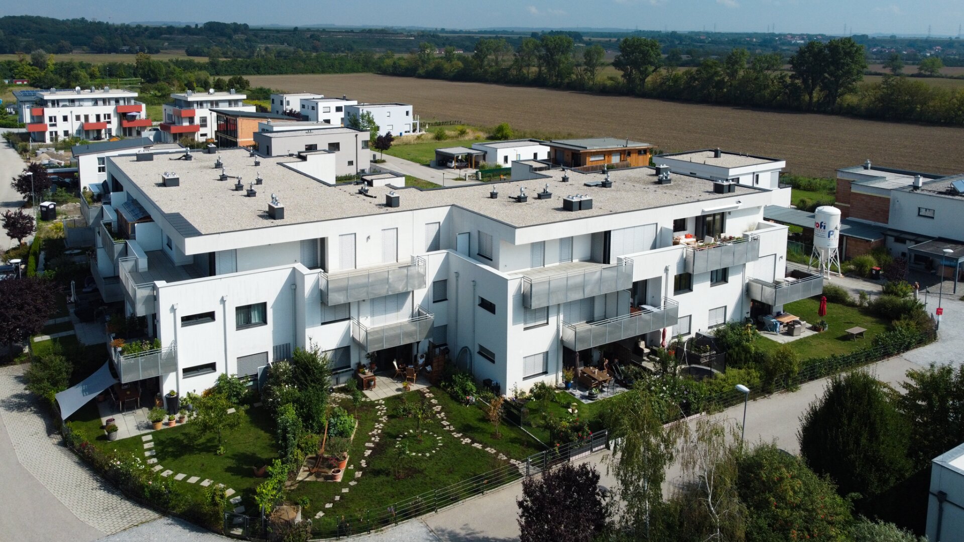 Modernes Wohnen in Fels am Wagram - Großzügige EG-Wohnung 4 Zimmer mit Garten, Terrasse und Seezugang