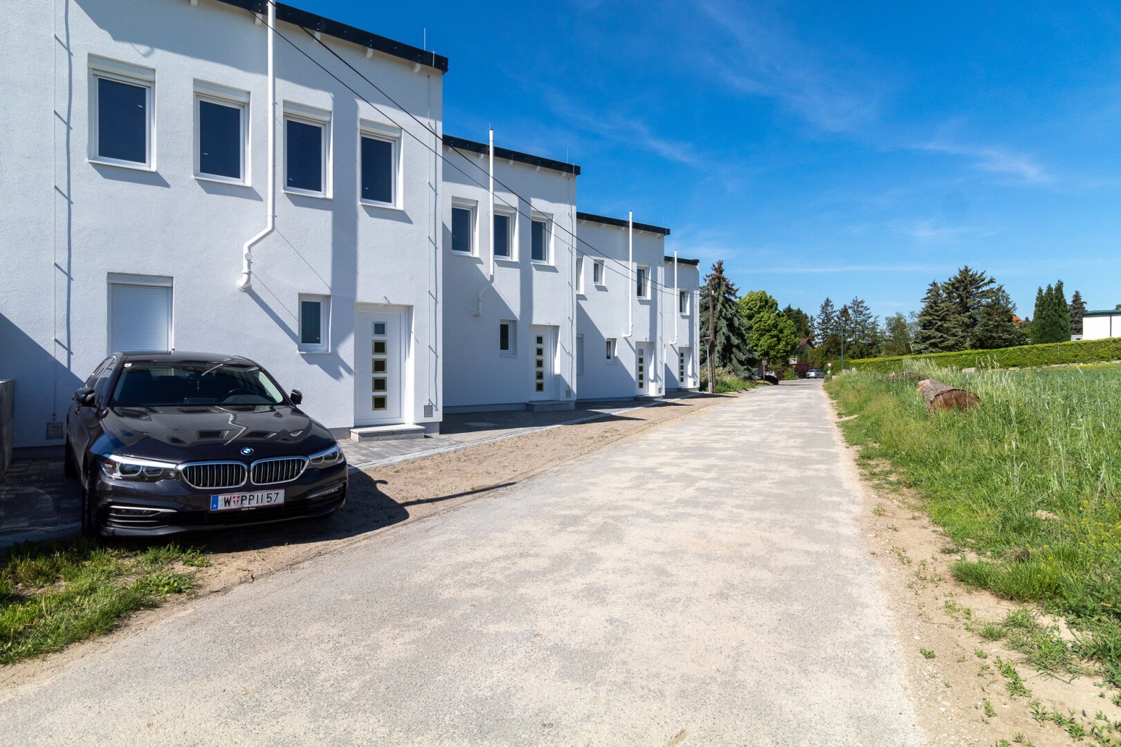 Blick zum Eingangsbereich: 2. Haus von rechts
