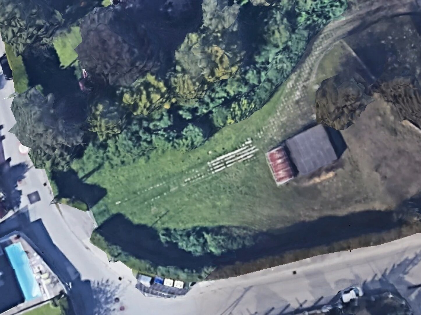 Luftbild von Google Maps