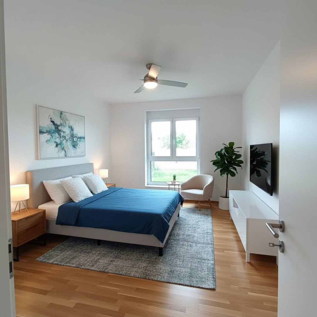 Neubau-Erdgeschoss mit Traumgarten – ideal für Singles & Paare!