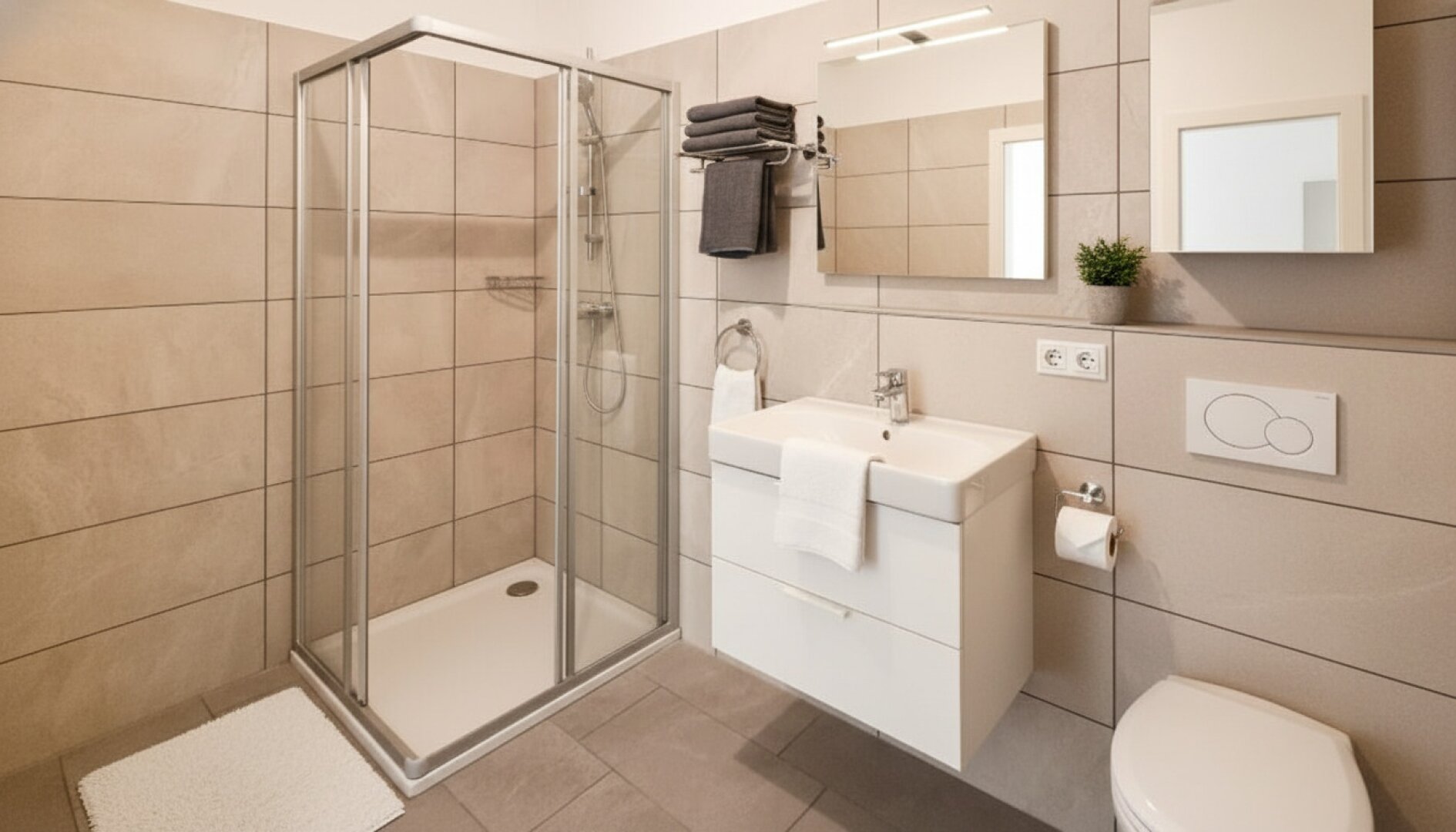 Badezimmer: KI generierte Einrichtung