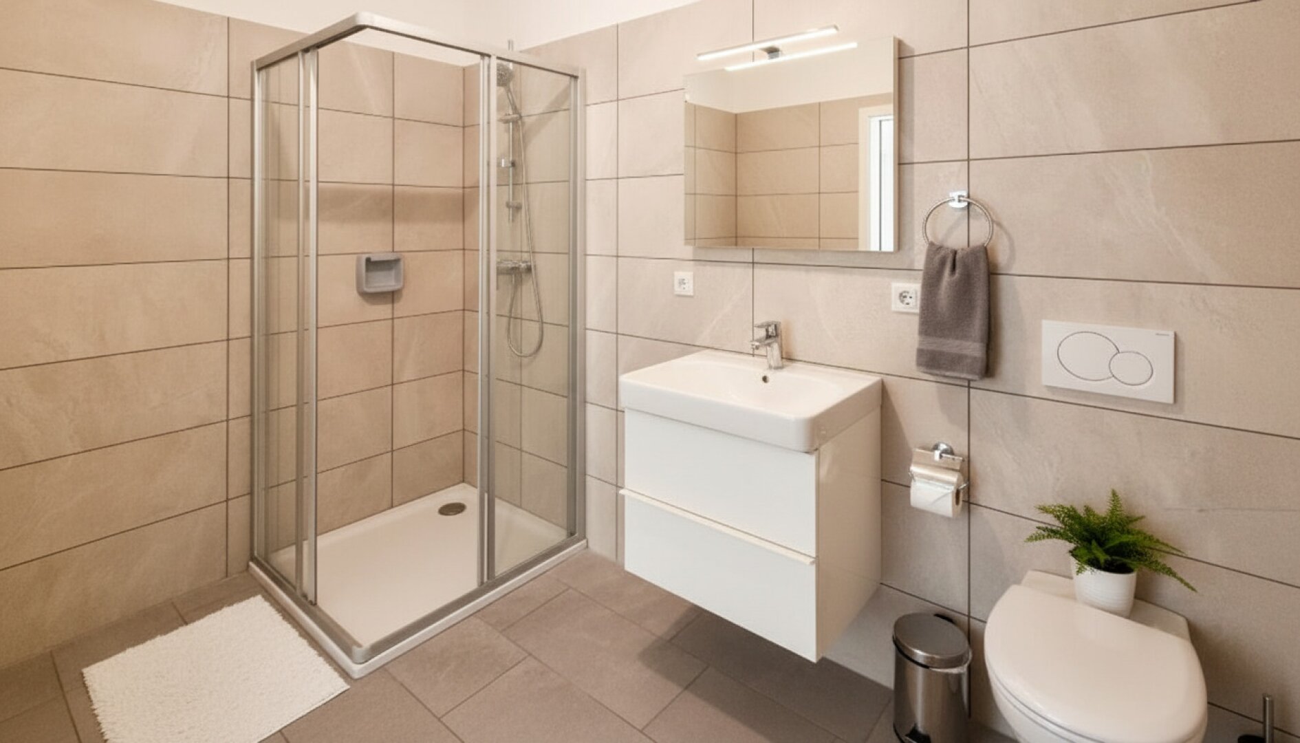 Badezimmer: KI generierte Einrichtung