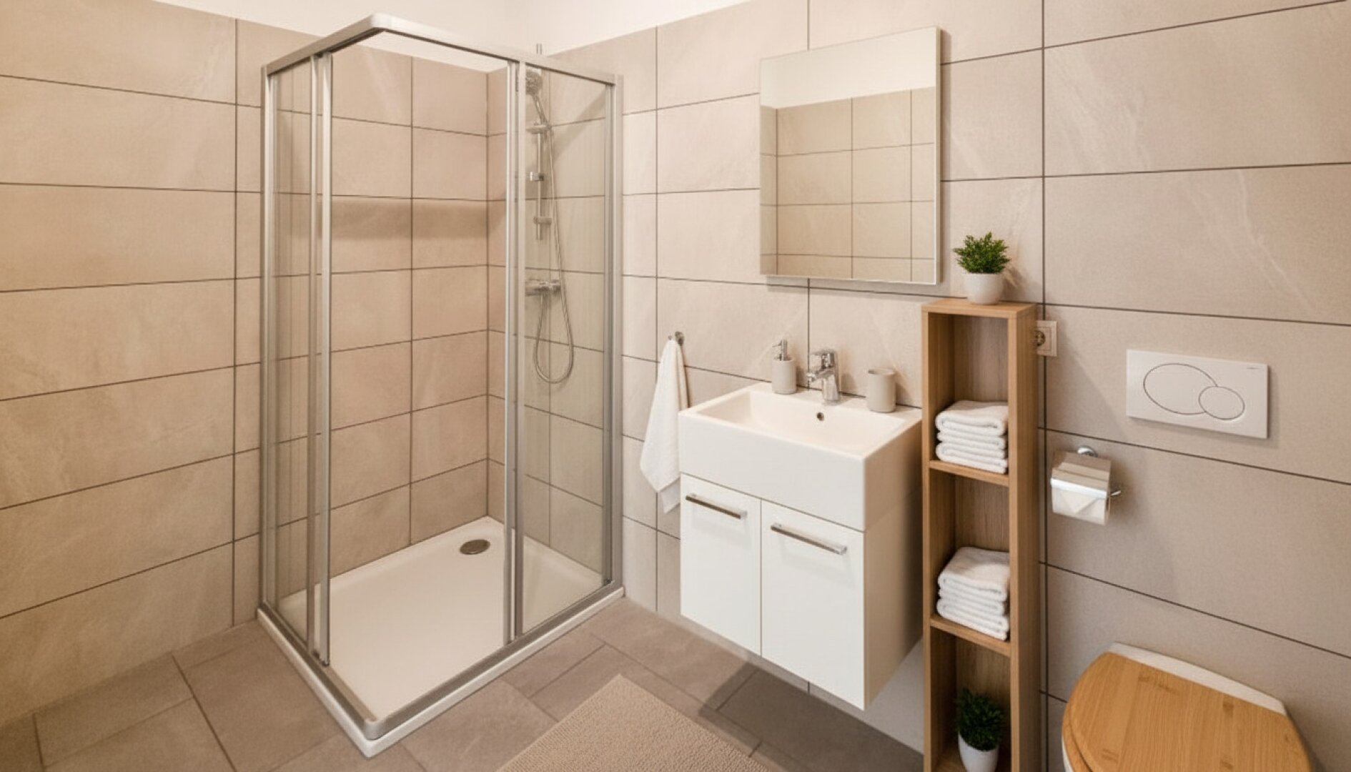 Badezimmer: KI generierte Einrichtung