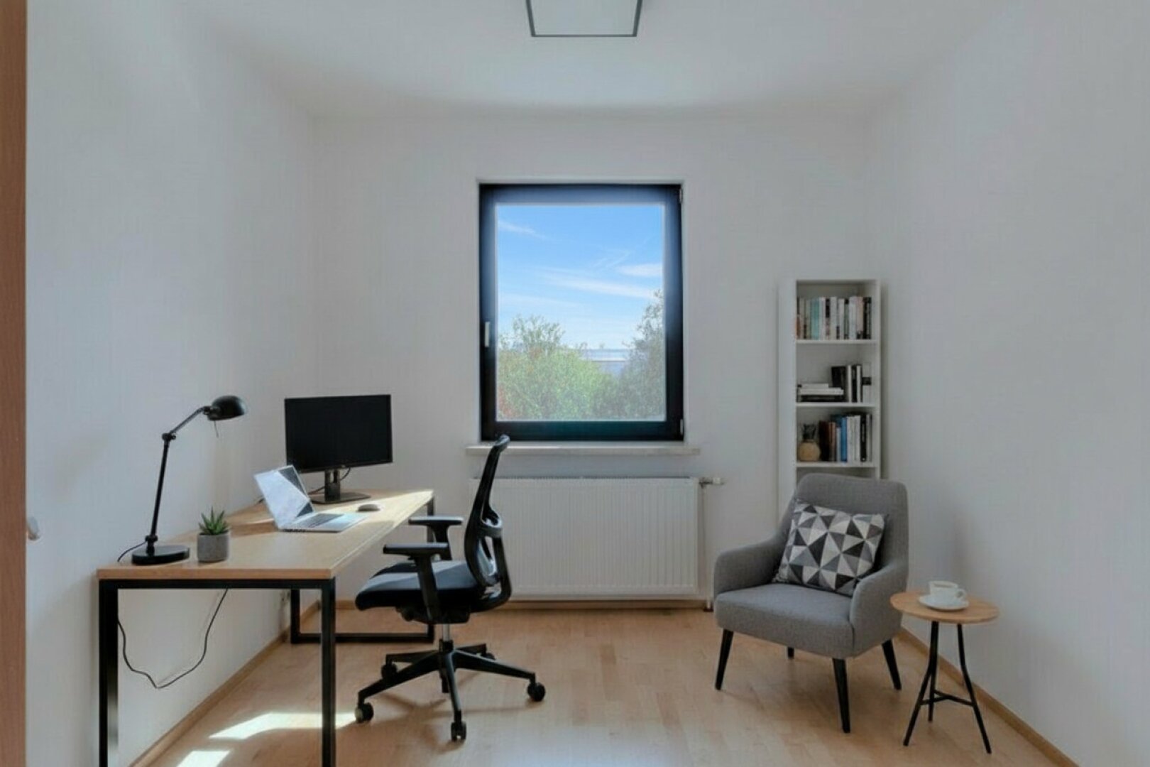 Büro: KI generierte Einrichtung