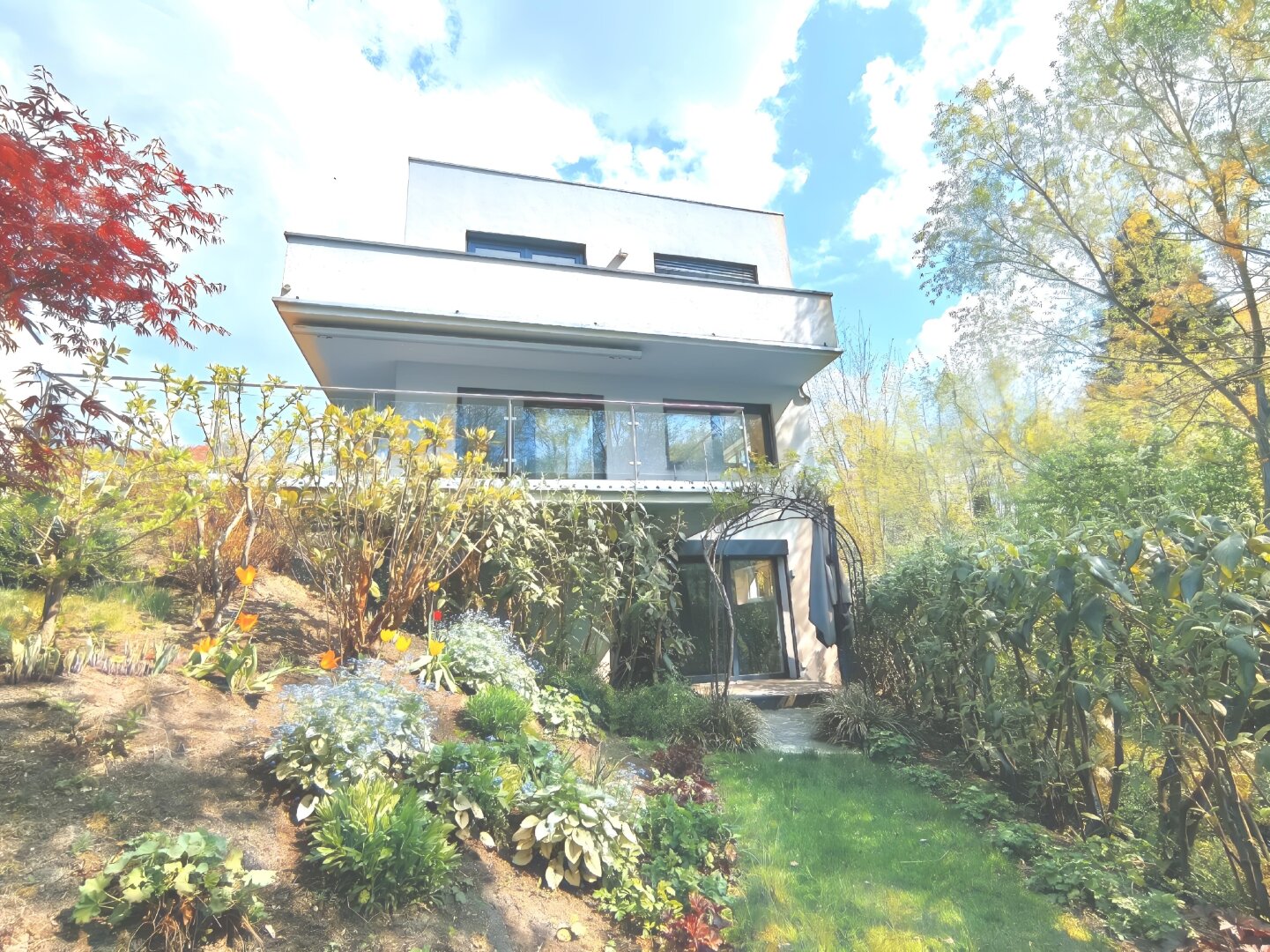 Außenansicht Gartenseite.