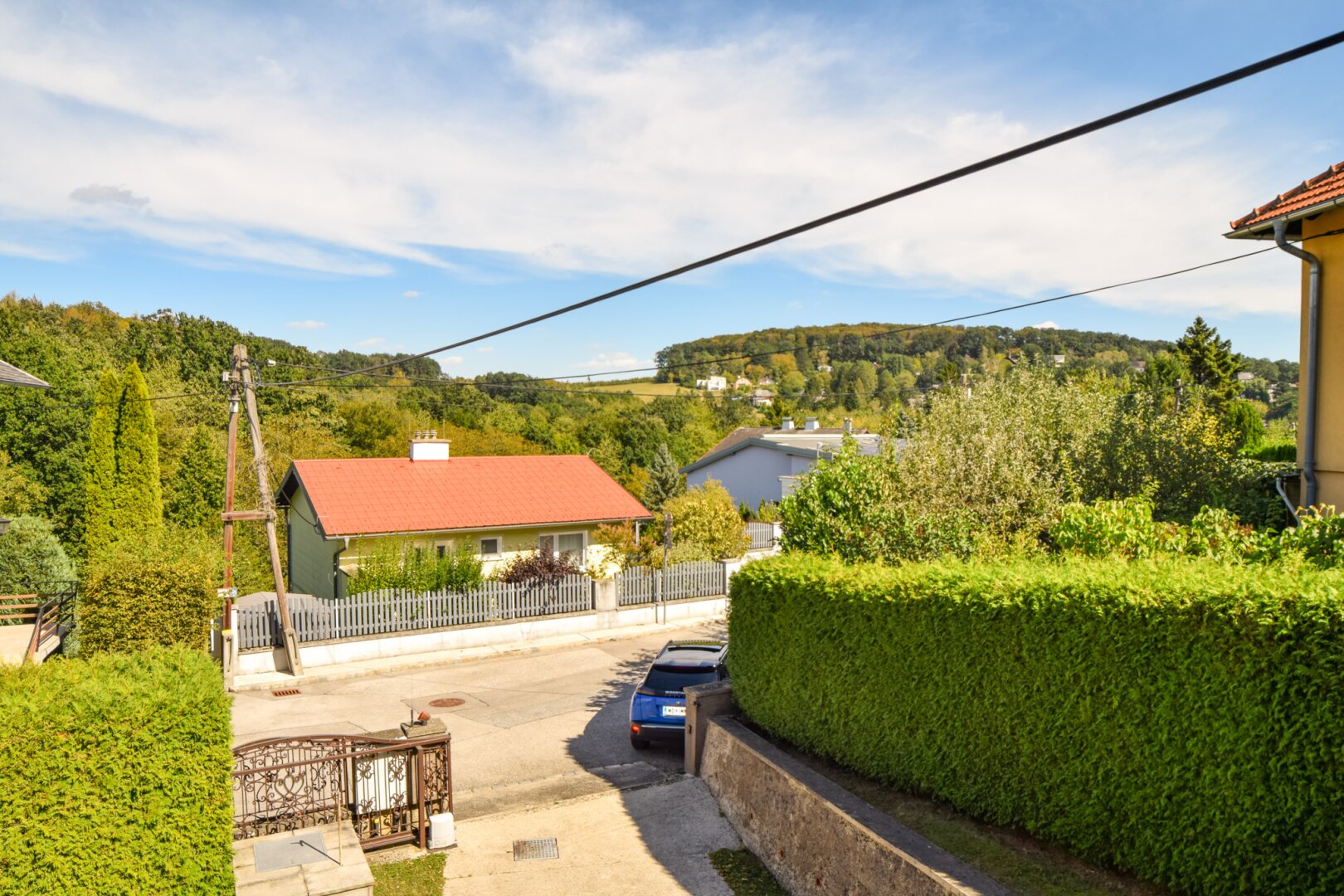 Ausblick straßenseitig