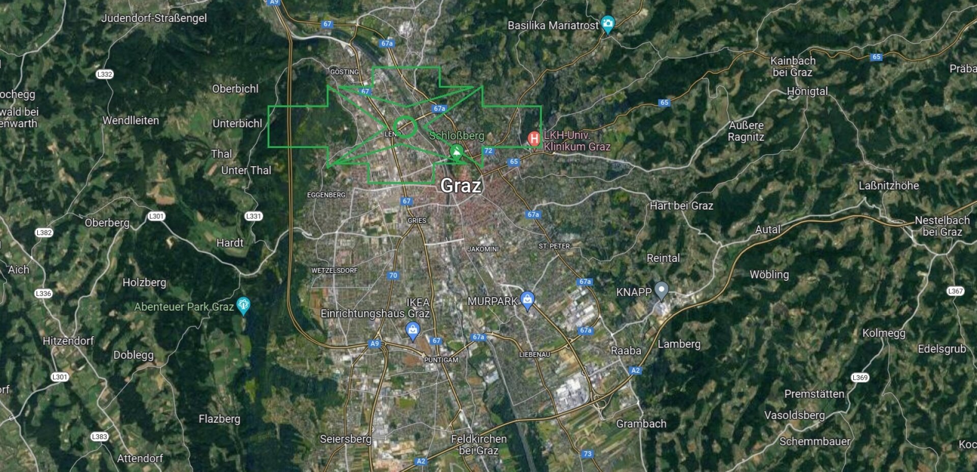 Traumhafte Stadtwohnung –  guter Grundriss – Nähe Mur – Parkplatz