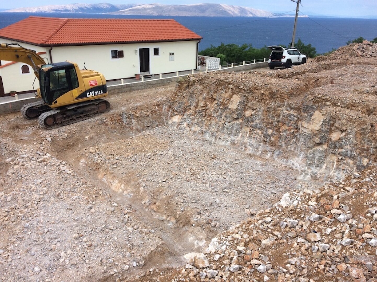 Baugrundstück mit Meerblick - Kroatien (inkl. gültiger Baugenehmigung)