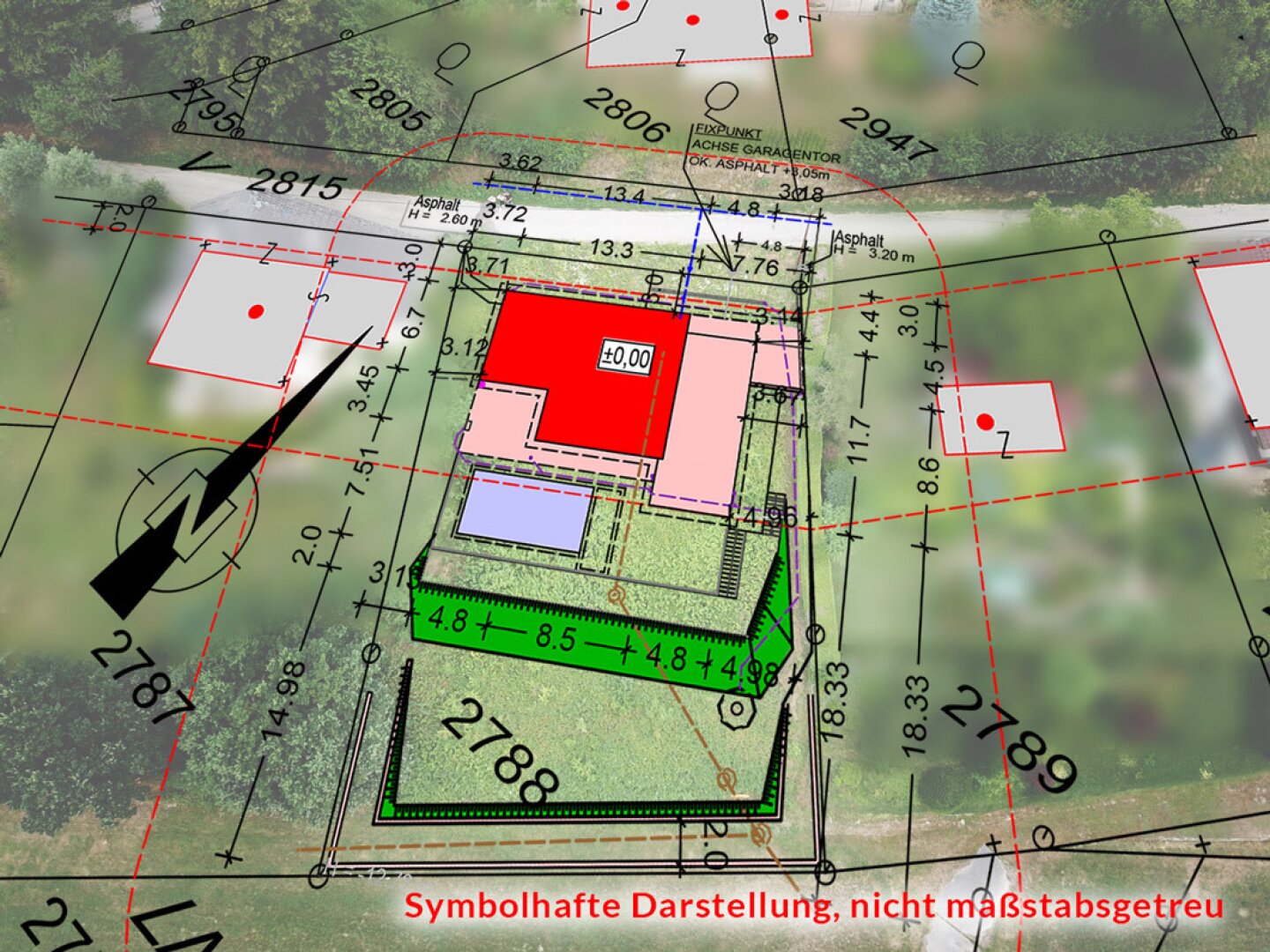 Schöner, erhabener Baugrund mit Donaublick - ink. EFH-Projekt mit Baugenehmigung!