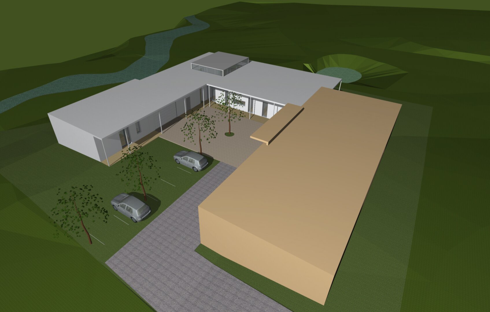 betriebsgrundstück mit teich & bach – ca. 5.178 m² | ideal für handwerk & kleinunternehmen