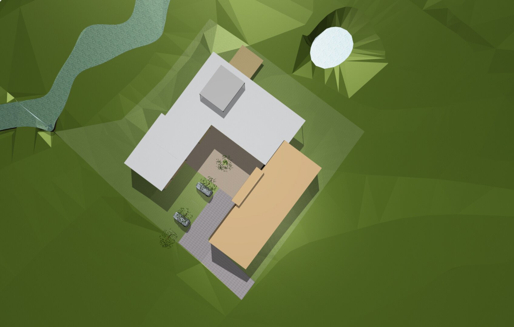 betriebsgrundstück mit teich & bach – ca. 5.178 m² | ideal für handwerk & kleinunternehmen