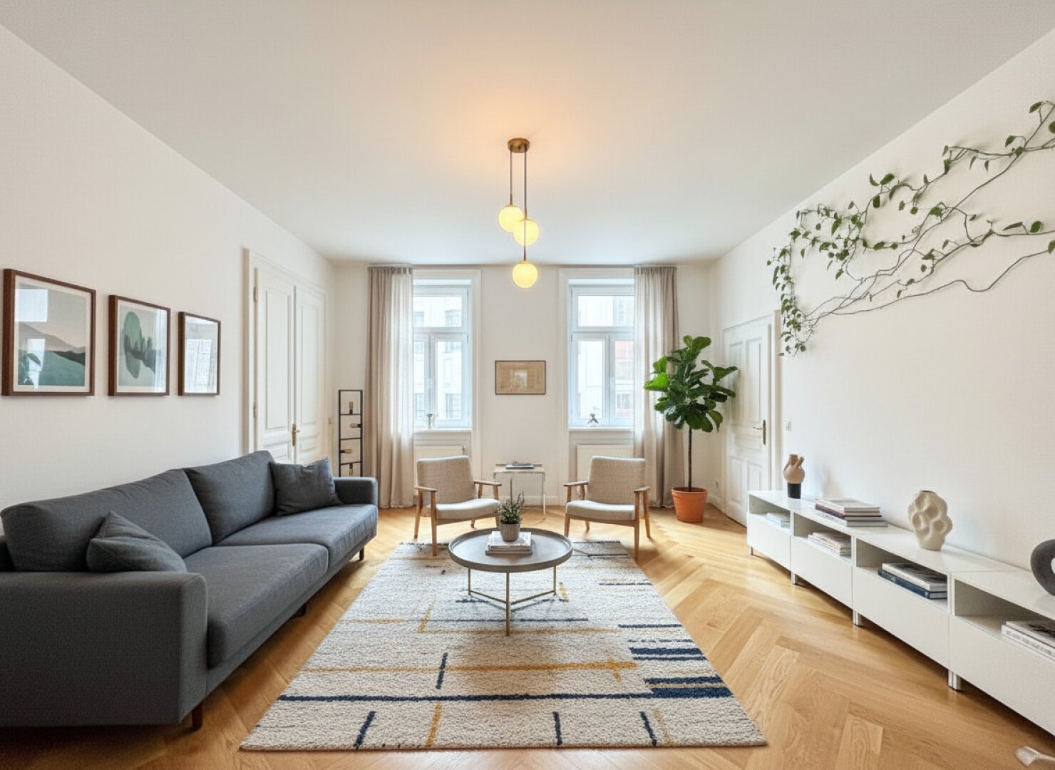 Exklusive 4,5 Zimmer - Altbauwohnung im Botschaftsviertel I 105m2 I Wien 1030