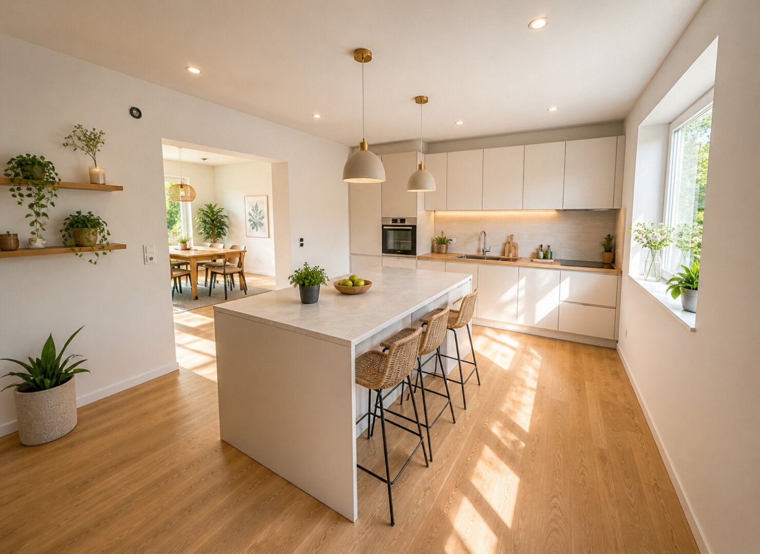 Hochwertige Doppelhaushälfte mit 210 m² Nutzfläche, 5 Zimmer, Keller und Garten in ruhiger Lage