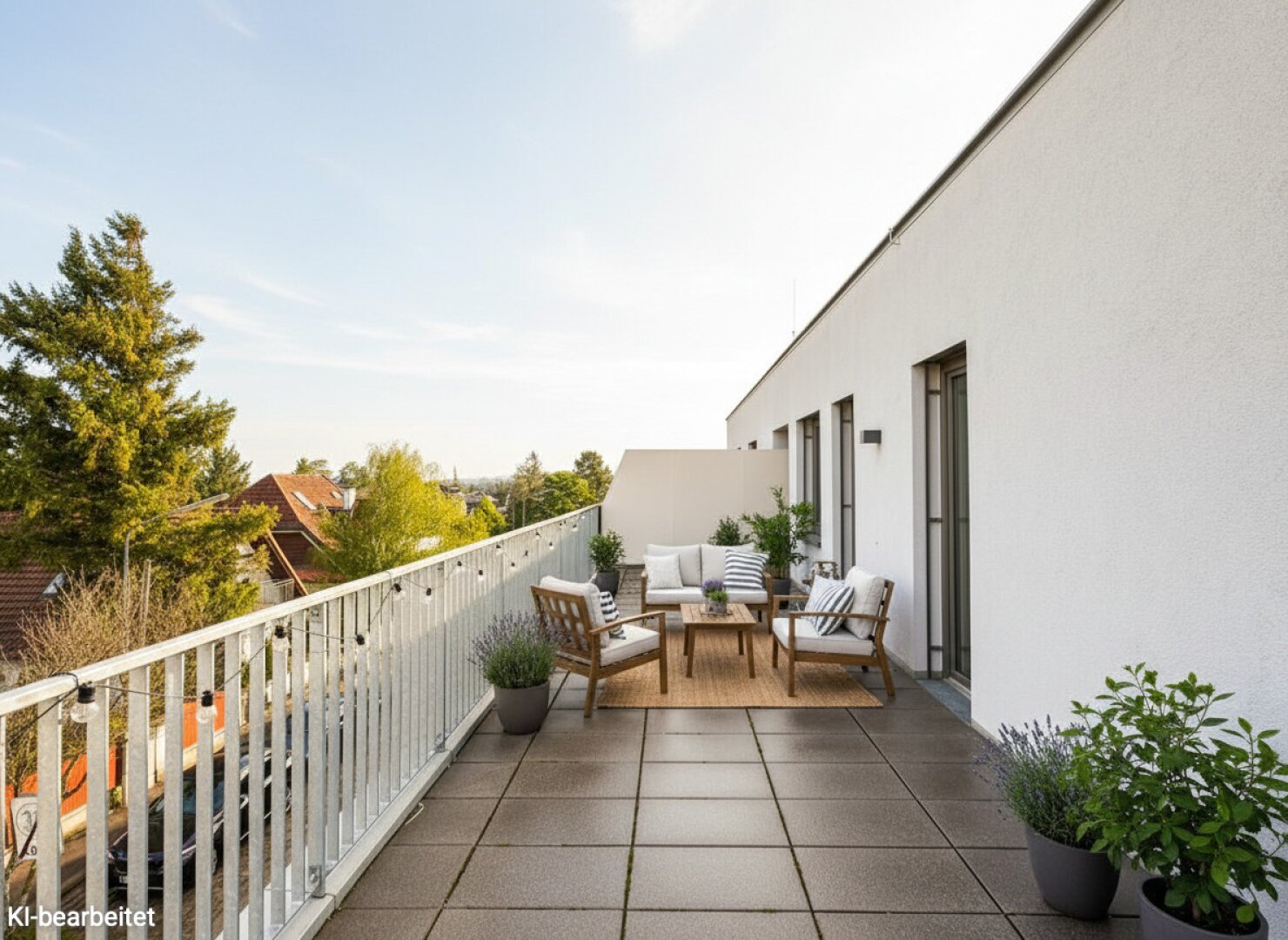 Traumhafte 3-Zimmerwohnung mit großer Dachterrasse: TOP-Zustand | Klimaanlage | Garagenplatz | Ruhelage