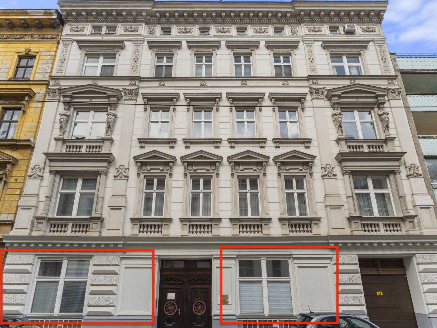 Büro-/Kanzlei-/ Praxisfläche im repräsentativem Altbau nahe Klinik Landstraße und BHF Rennweg I Schaufenster straßenseitig